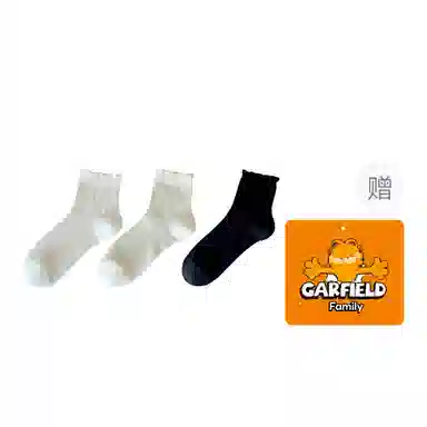 Garfield Family Boneless Thin Lace Mesh Socks Gift Set