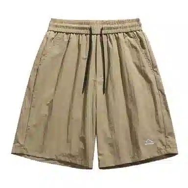 顶峰保罗 无性别主义多巴胺薄款五分裤潮牌速干宽松户外透气亲肤松紧腰抽绳时尚百搭休闲短裤 男女同款