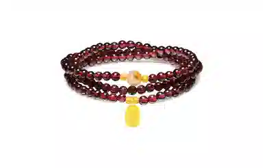 百利金 如意招财牌 平安纳福吉祥顺遂国潮复古新中式气质百搭精致轻奢小众设计转运珠 琉璃 玉石手串 男女同款情侣款