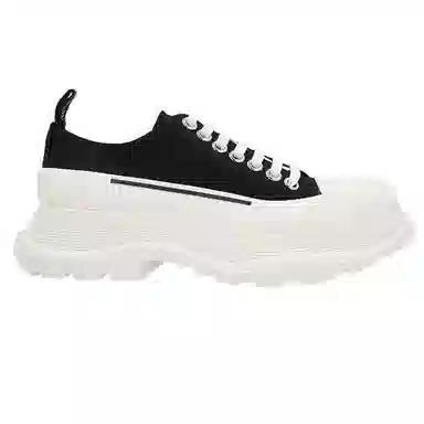 Alexander McQueen Ankle Boots White Black