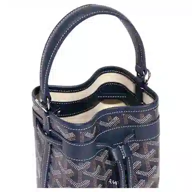 Goyard Petit Flot Navy