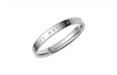 Daniel Wellington Engraved Ring Silver