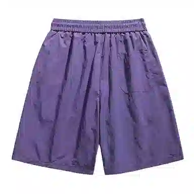 顶峰保罗 无性别主义多巴胺薄款五分裤潮牌速干宽松户外透气亲肤松紧腰抽绳时尚百搭休闲短裤 男女同款