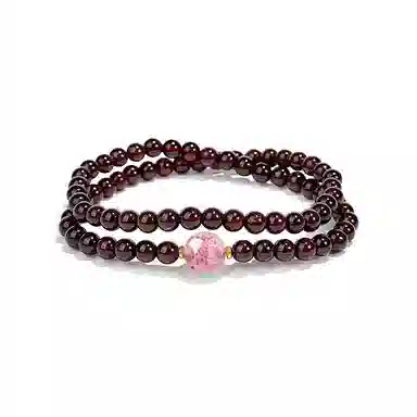 【S925纯银|鸿运当头】 七七银饰  时来运转 纳福珠串 本命年转运 新中式  福气满满 平安顺遂招财纳福   玛瑙 玉石手串 男女同款情侣款