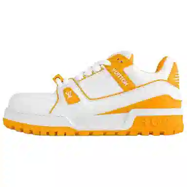 Louis Vuitton Trainer Maxi White Yellow