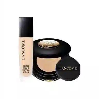 兰蔻 持久粉底液气垫彩妆套装 易上色自然