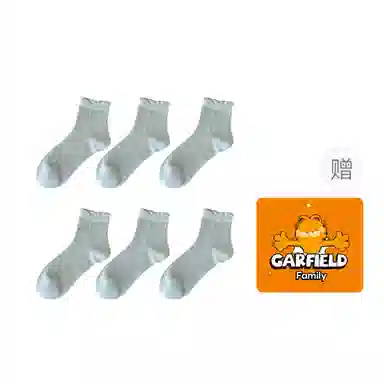 Garfield Family Boneless Thin Lace Mesh Socks Gift Set