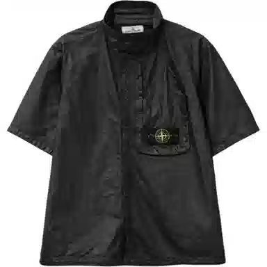 Stone Island Short Sleeve Shirt Black