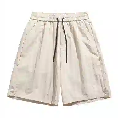 顶峰保罗 无性别主义多巴胺薄款五分裤潮牌速干宽松户外透气亲肤松紧腰抽绳时尚百搭休闲短裤 男女同款