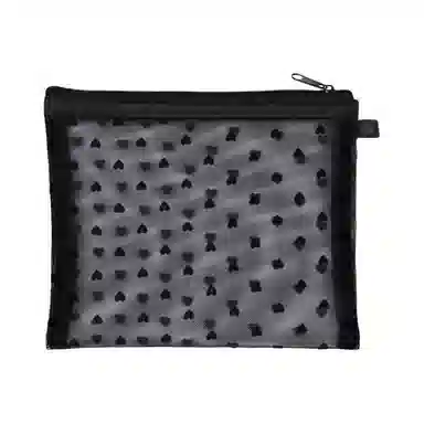 馨枕居 爱心网纱化妆包