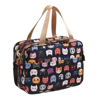 馨枕居 高颜值卡通化妆包女大容量学生宿舍干湿分离收纳包外出便携洗漱包