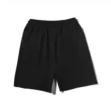 乱步 美式潮牌宽松卷边慵懒运动五分设计蛇蛇印花休闲短裤 男女同款