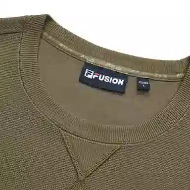 FILA FUSION Basketball Crewneck Sweatshirt Brown