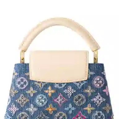 Louis Vuitton Capucines Monogram Denim