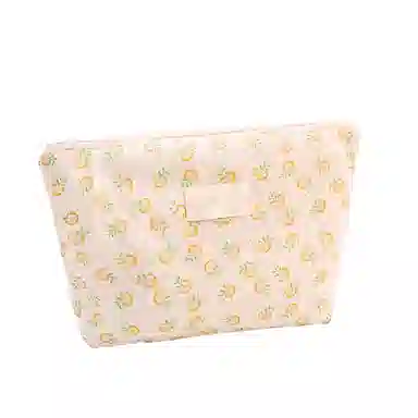 馨枕居 韩系清新可爱小花朵化妆包大容量护肤品收纳包随身便携手拿化妆包