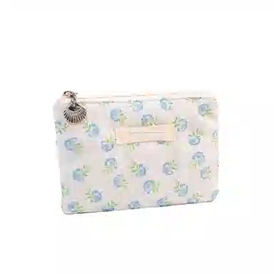 馨枕居 韩系清新可爱小花朵化妆包大容量护肤品收纳包随身便携手拿化妆包