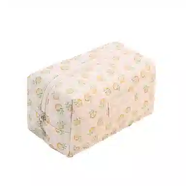 馨枕居 韩系清新可爱小花朵化妆包大容量护肤品收纳包随身便携手拿化妆包