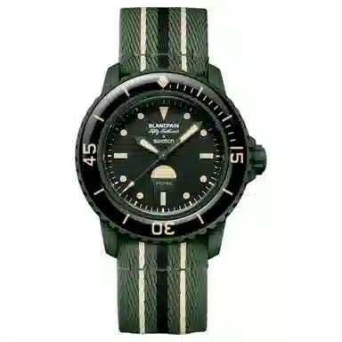 Swatch x Blancpain Fifty Fathoms Plant Ceramic