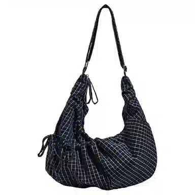 UNITE STAR Plaid Tassel Shoulder Bag