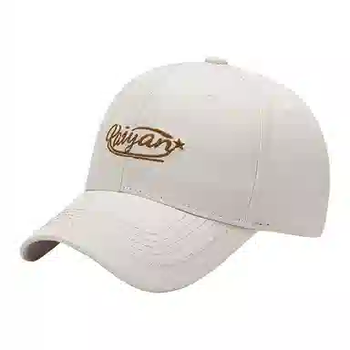 云诚雅漫 字母刺绣遮阳帽 棉 鸭舌帽 男女同款情侣款