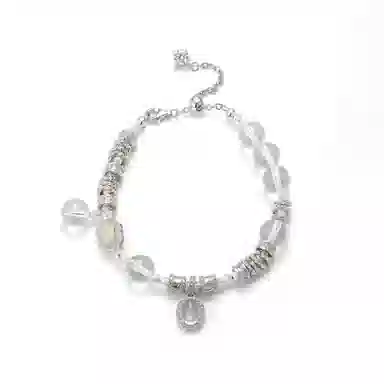 金杰福 葫芦盘缠天然 白水晶 手链 女款