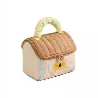 馨枕居 趣味小房子化妆包可爱大容量高颜值手提收纳包