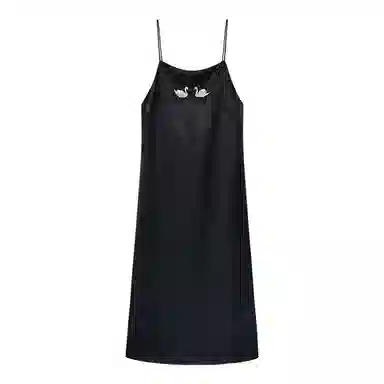 桑罗 无袖吊带细肩带抹胸收腰显瘦睡裙 女款