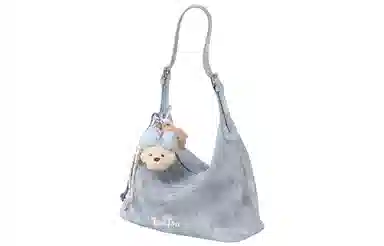 TOUTOU Crayon Dog Shoulder Bag Cream White