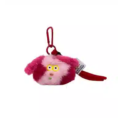 丹琴 可爱斑纹小狗 潦草丑萌公仔书包背包挂饰玩偶钥匙扣链 毛绒 挂件 男女同款情侣款