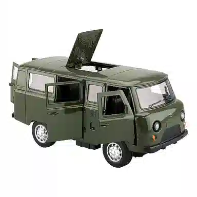 华一 俄罗斯瓦滋旅行者车战斗民族巴士 成品模型