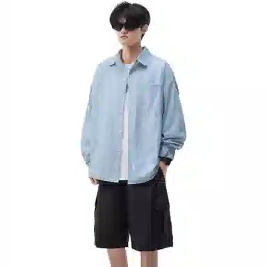 帝狼牛 山系户外翻领宽松舒适落肩防晒服 男女同款