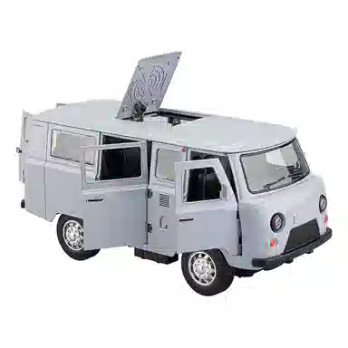 华一 俄罗斯瓦滋旅行者车战斗民族巴士 成品模型