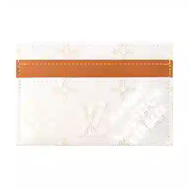 Louis Vuitton Monogram Card Holder White