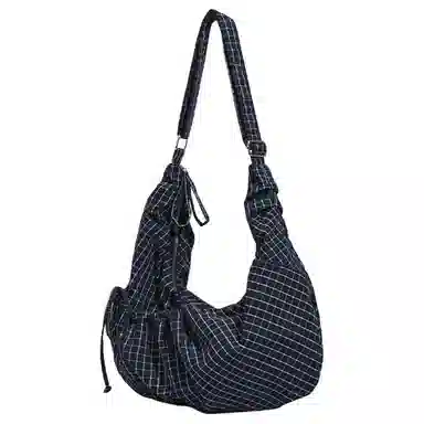 UNITE STAR Plaid Tassel Shoulder Bag