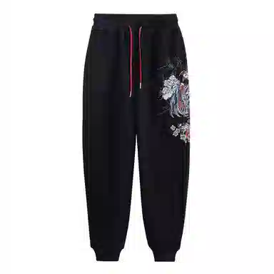 Onitsuka Tiger Hyaku Fuku Phoenix Embroidered Knit Pants