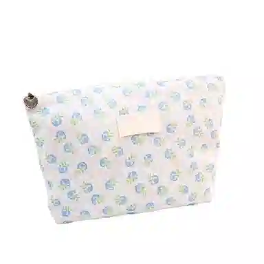 馨枕居 韩系清新可爱小花朵化妆包大容量护肤品收纳包随身便携手拿化妆包