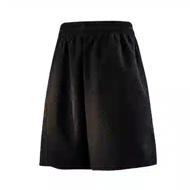 兰缪 美式日系复古百搭日常通勤运动高街风简约基础款设计印花户外山系宽松清爽透气潮流柔软垂感直筒系带休闲短裤 男女同款