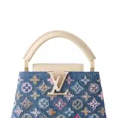 Louis Vuitton Capucines Monogram Denim