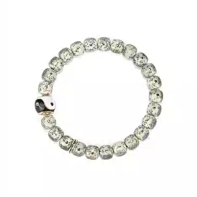 钰澜文玩 【太极 耀阳】旋珠搭配款佛珠手把件 星月菩提 手串 男女同款情侣款