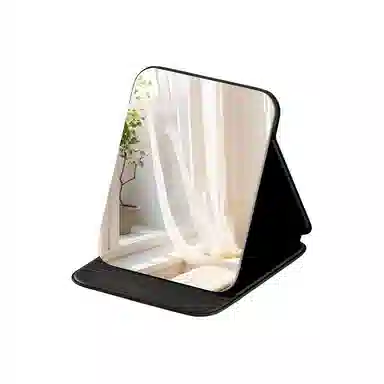 馨枕居 桌面小镜子女随身携带化妆镜子折叠便携学生宿舍专用家用手持