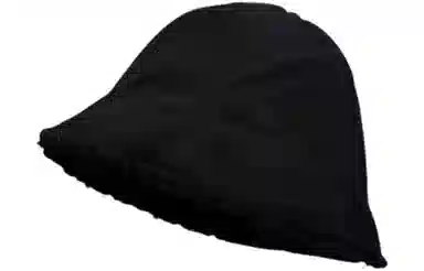 优幽兰 韩系氛围感大头围设计感小众毛边百搭不挑人显脸小学生盆帽早八素颜遮脸防紫外线遮阳帽子 棉 防晒帽 女款