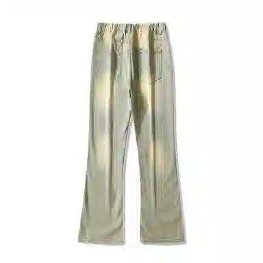 布客行 美式高街复古水洗做旧多种版型设计感百搭休闲裤牛仔裤 男女同款