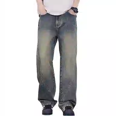 Yinlang Shijia Vintage Straight Leg Jeans