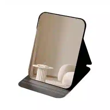 悦语 便携化妆镜女旅游可手持迷你小镜子折叠随身镜