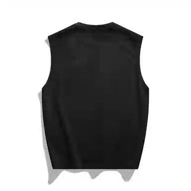 顶峰保罗 美式高街字母薄款透气无袖上衣冰丝凉感舒适宽松小众休闲百搭潮牌运动坎肩背心 男女同款