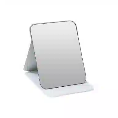 馨枕居 镜子男士专用便捷折叠桌面台式高清男生宿舍高级感化妆镜