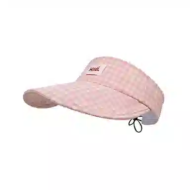 艾佳微 小清新蝴蝶结空顶帽夏季防紫外线遮阳帽显脸小简洁方便 棉 防晒帽 男女同款情侣款