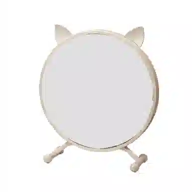 馨枕居 台式化妆镜子桌面大号卧室带灯网红梳妆台宿舍智能美妆镜