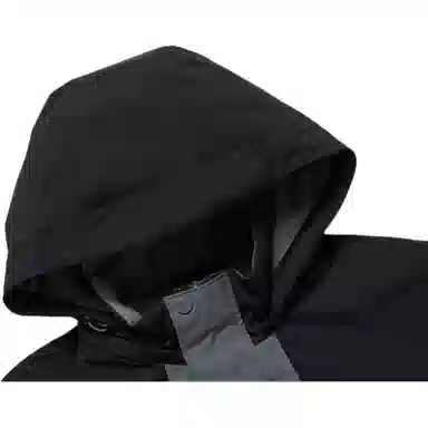 特步 户外系列 加绒保暖连帽运动休闲长袖冲锋衣 男款