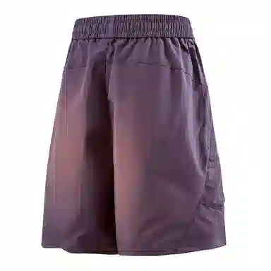 兰缪 美式日系复古透气舒适日常运动高街简约印花基础款设计户外百搭通勤山系宽松清爽潮流柔软垂感直筒纯色系带休闲短裤 男女同款